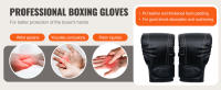 SucceBuy Saco de boxeo de PVC pesado de 4 pies para adultos, juego completo de boxeo con cadenas y guantes, bolsa colgante duradera - details 4
