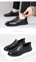 Zapatos de cuero de vaca de primera calidad Zapatos formales para hombres con suela antideslizante y de cuero genuino - details 8