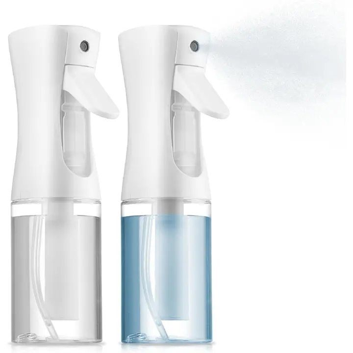 2 Pack Continuous Spray Bottle For Hair - 5 Oz Ultra Fine Mist Sprayer, Cleaning, Salons (2pk 5oz) - 1