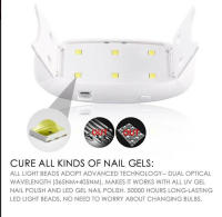 Mini secador de 6W, lámpara LED UV, Micro USB, barniz de Gel, equipo de arte, cuentas de 6LED, herramienta de manicura - details 5