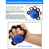 Bola de silicona para fortalecer los músculos de los dedos, pinza de mano, entrenador de fuerza de muñeca, ejercicio de brazo, rehabilitación - details 11