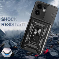 Teléfono para Oppo Reno 13F Pro 5G, Reno13 FS 5G con cubierta de lente deslizante, funda con soporte a prueba de golpes - details 1