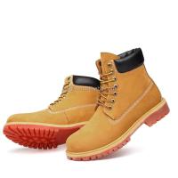 Nuevas botas de hombre de piel de alta calidad 36-47. #   Zapatos de senderismo de piel de invierno clásicos para exteriores de gran tamaño, precio bajo de marca - details 4
