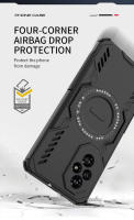 TPU+PC Funda de Disipación Fundas para Teléfonos Móviles para Honor Lite, Pro, 200 Cubierta Trasera Magnética - details 2