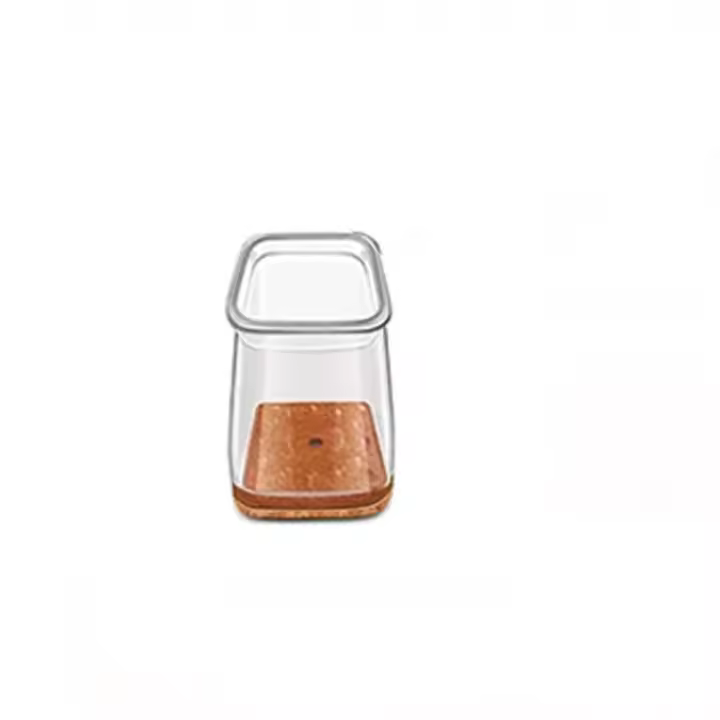 Protectores de suelo, cubierta para patas de silla, cubierta cuadrada antideslizante para pies de silla, gorros de silicona gruesos para reducir el ruido - 1