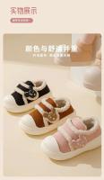 Zapatillas de interior para mujer, zapatos de algodón Mao con forro polar cálido antideslizante, suela gruesa, suela de EVA, otoño e invierno, novedad de 2024 - details 11