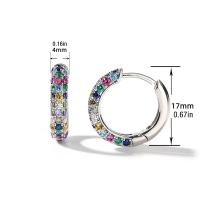 Pendientes de drenaje linfático de cristal, pendientes redondos de aro de cristal coloridos, magnetoterapia de moda, joyería adelgazante para pérdida de peso - details 5