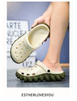 Sandalias planas para hombre, zapatos de EVA, zapatillas de jardín con plataforma, sandalias de verano para hombre, nuevas zapatillas deportivas para hombre, chanclas para exteriores, zuecos para el hogar - details 12