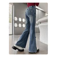 Pantalones Vaqueros para Niñas Primavera 2024 Nuevos Pantalones Acampados para Niños Medianos y Grandes Moda de Ocio Casual para Primavera y Otoño - details 16