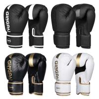 Profesional 6/8/10/12/14oz Bo PU Muay Thai MMA profesión Kickbo adultos saco de arena guantes de entrenamiento equipo - details 16