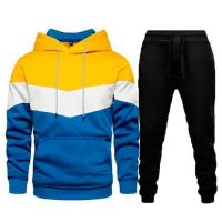 Conjunto de dos piezas para hombre, pantalones deportivos con capucha, - details 1