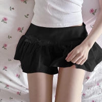 BUNO-Y2k Fairycore pliegues A-line plisado Mini falda rosa dulce coqueta estética tiro bajo faldas súper cortas señoras lindo 2000s - details 6