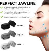 Jaw Exerciser Double Chin Reducer Jawline Exerciser Ball Neck Toning Jaw Face Mouth Exerciser Muscle Slimming Facial Fat Burner - details 2