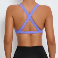 Ropa de yoga desnuda, sujetador de yoga para ejercicio de secado rápido ajustado para mujer, sujetador de fitness de belleza con espalda cruzada para correr al aire libre - details 26