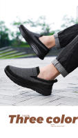 Nuevos zapatos deportivos de gran tamaño para hombre con malla transpirable y cómoda, zapatos deportivos de suela blanda, zapatos casuales de un pie - details 2