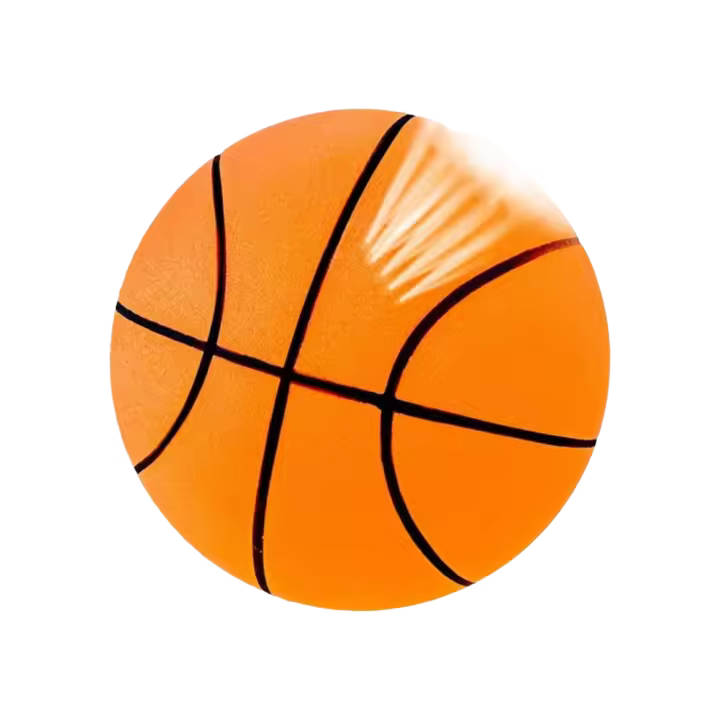 Baloncesto Silencioso Para Interior Bola De Espuma Suave 24cm Sin Número 5/7 Deporte Para Niños Y Adultos En Hogar - 1