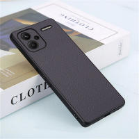 Funda de teléfono para Xiaomi Redmi Note 13 Pro + Plus 5G, protector anticaída de cuero Litchi a prueba de golpes - details 2