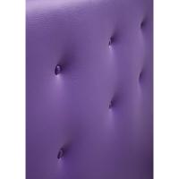 Cabecero de Cama tapizado en para Camas de 90 y 105 (115 x 120 cm) Polipiel Morado - details 5