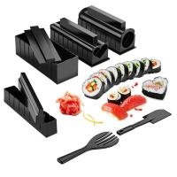 Kit de herramientas para hacer Sushi, utensilio antiadherente para Hacer bolas de arroz japonesas, molde para rollo de pastel, 3/10 piezas, nuevo - details 1