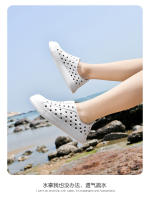 Nuevo Baotou zapatos de agujero para niños sandalias casuales de playa hueca transpirable de suela gruesa antideslizante de secado rápido uso exterior zapatos de moda - details 12