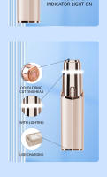 Afeitadora Mini 2 en 1 Portátil Cortadora de Cejas de Lápiz Labial Depilación Segura para Cuerpo Completo Accesorios de Eliminación de Vello de Belleza - details 13