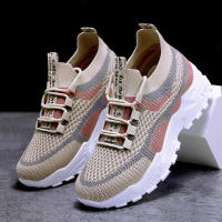 Zapatos de papá ligeros, transpirables, de punto tejido con suela suave para mujer, nueva moda de verano 2025 - details 7