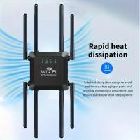 Repetidor de señal WiFi inalámbrico de 300Mbps, extensor de alta ganancia, 8 antenas, banda Dual, 2,4G, amplificador de red, enrutador WPS - details 1