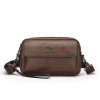 Bandolera de cuero impermeable para hombre, bolso de hombro clásico, de diseñador, de lujo - details 0