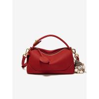 Bolso De Almohada Portátil Rojo Vintage Bolso De Viaje Mensajero De Hombro - details 2