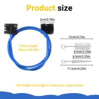 Juego de 3 piezas para trompeta, trombón, boquilla de soplado de latón, limpiador, válvula, cepillo, varilla, accesorio para instrumentos musicales - details 7