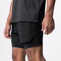 Pantalones Cortos de Nylon con Bolsillo Ideal para Entrenamiento Muscular y Correr 2 en 1 Deportiva - details 11