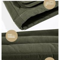Chaqueta larga de plumón con capucha para hombre, abrigo grueso y cálido, se adapta bien, múltiples bolsillos para ropa informal, Invierno - details 10