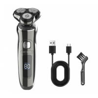 Afeitadora eléctrica inteligente con pantalla digital LCD afeitadora 3 en 1 para hombres aparato para el pelo de la nariz lavable - details 1