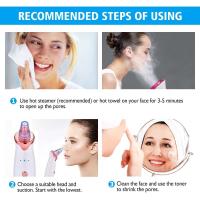 Removedor eléctrico de espinillas con succión al vacío, limpiador de acné del poro Facial recargable por USB, limpieza de manchas de comedón, Extractor de espinillas - details 6