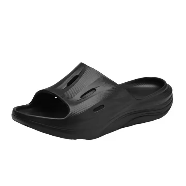 Sandalias casuales gruesas con suela antideslizante para hombres, zapatillas de playa ligeras y cómodas, zapatos de baño familiares para hombres, sandalias, zapatillas, - 1