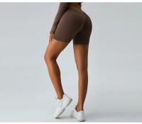Pantalones cortos de Yoga de cintura alta para mujer, ropa deportiva informal para entrenamiento, levantamiento de glúteos, gimnasio, correr - details 14