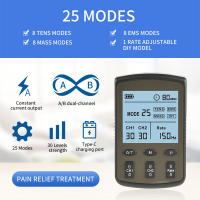 Dispositivo eléctrico de estimulación muscular profesional, Parche de electrodo Tens, EMS, 25 modos - details 2