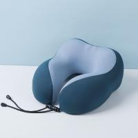 Almohadas de viaje en forma de U de rebote lento, bolsas de almacenamiento, cojín de soporte para el cuello de espuma, refrigeración, protección del cuello de 360 grados, almohada para dormir - details 10