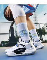 Zapatos de baloncesto para hombre, zapatillas de deporte transpirables de malla, novedad de verano para adolescentes, antideslizantes, resistentes al desgaste - details 8