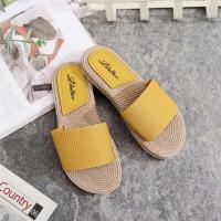 Sandalias de mujer informales con chanclas de cuerda de cáñamo, prendas de vestir, estilo étnico, novedad de verano - details 14