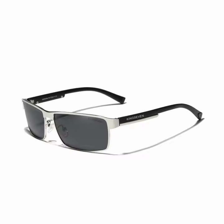 KINGSEVEN-Gafas De Sol polarizadas para hombre y mujer, lentes cuadradas para conducir, UV400, novedad De 2023 - 1