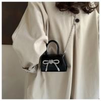 Mini bolsa de hombro con cordones para mujeres, correa de hombro para mujeres, solapa de cuero PU, cadena, moda - details 7