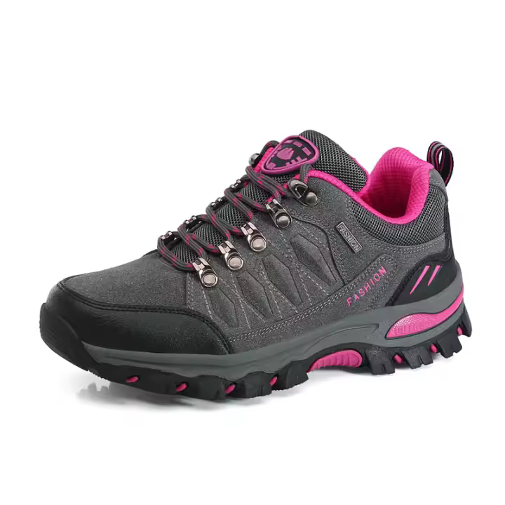 Zapatos de Senderismo para Mujer de Cuero Genuino Zapatos Deportivos Transpirables Antideslizantes - 1