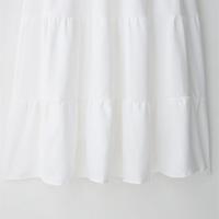 PB & ZA2025 falda acampanada de cintura alta con cintura elástica, falda larga informal que combina con todo, novedad de verano, ropa de mujer - details 6