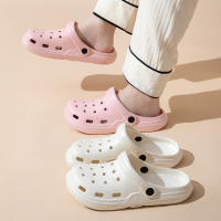 Sandalias de Hogar de EVA Suave para Mujer Punta Alta, Suela Gruesa, Antideslizantes, Secas, Estilo Verano - details 3