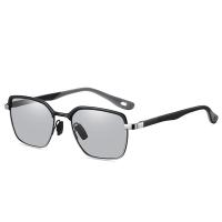 Gafas de sol con lentes polarizadas para hombre y mujer, monturas de metal ultraligeras adecuadas para viajes en coche uso diario - details 1