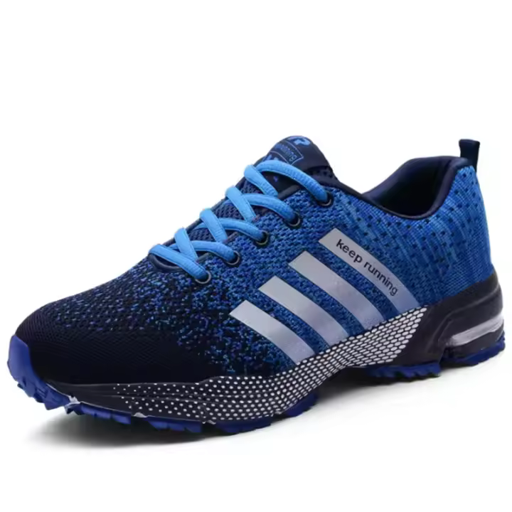 Zapatillas de correr transpirables para hombre y mujer, zapatos deportivos ligeros para exteriores, calzado de entrenamiento atlético cómodo - 1