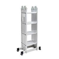Escalera Articulada Plegable Multifunción Aluminio 4x4 Escalones 4,70m - details 4