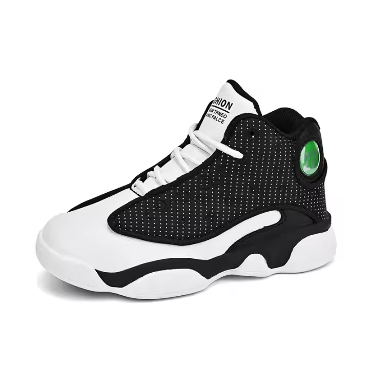 Zapatillas de baloncesto para niños, calzado deportivo de tenis de fondo suave, entrenamiento antideslizante al aire libre - 1