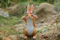 Colección diaria de Pascua para el hogar, figuritas de conejo en miniatura, adornos de mesa, jardín de hadas, Acción de Gracias - details 10